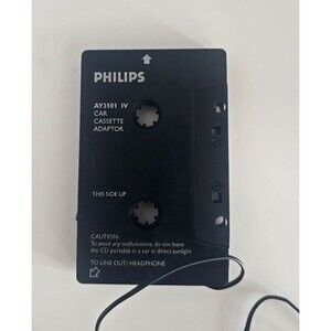 Philips AY3501 IV Car Cassette Adapter – 3.5mm Audio for CD Players